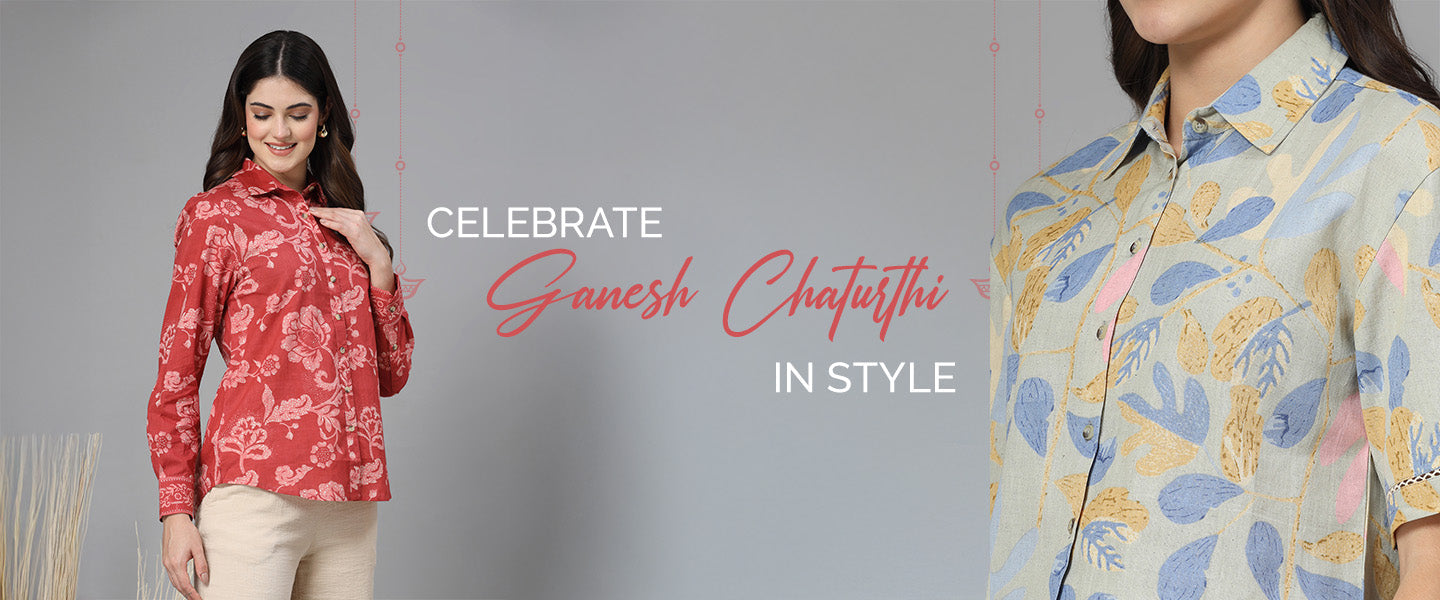 Latest Shirts for Women: Perfect for Ganesh Chaturthi Celebrations in Style