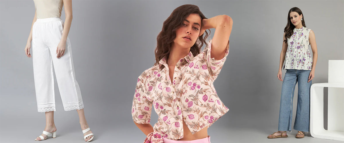 Jaipur Online Shopping for Rakhi: Trendy Tops, Shirts & Bottoms