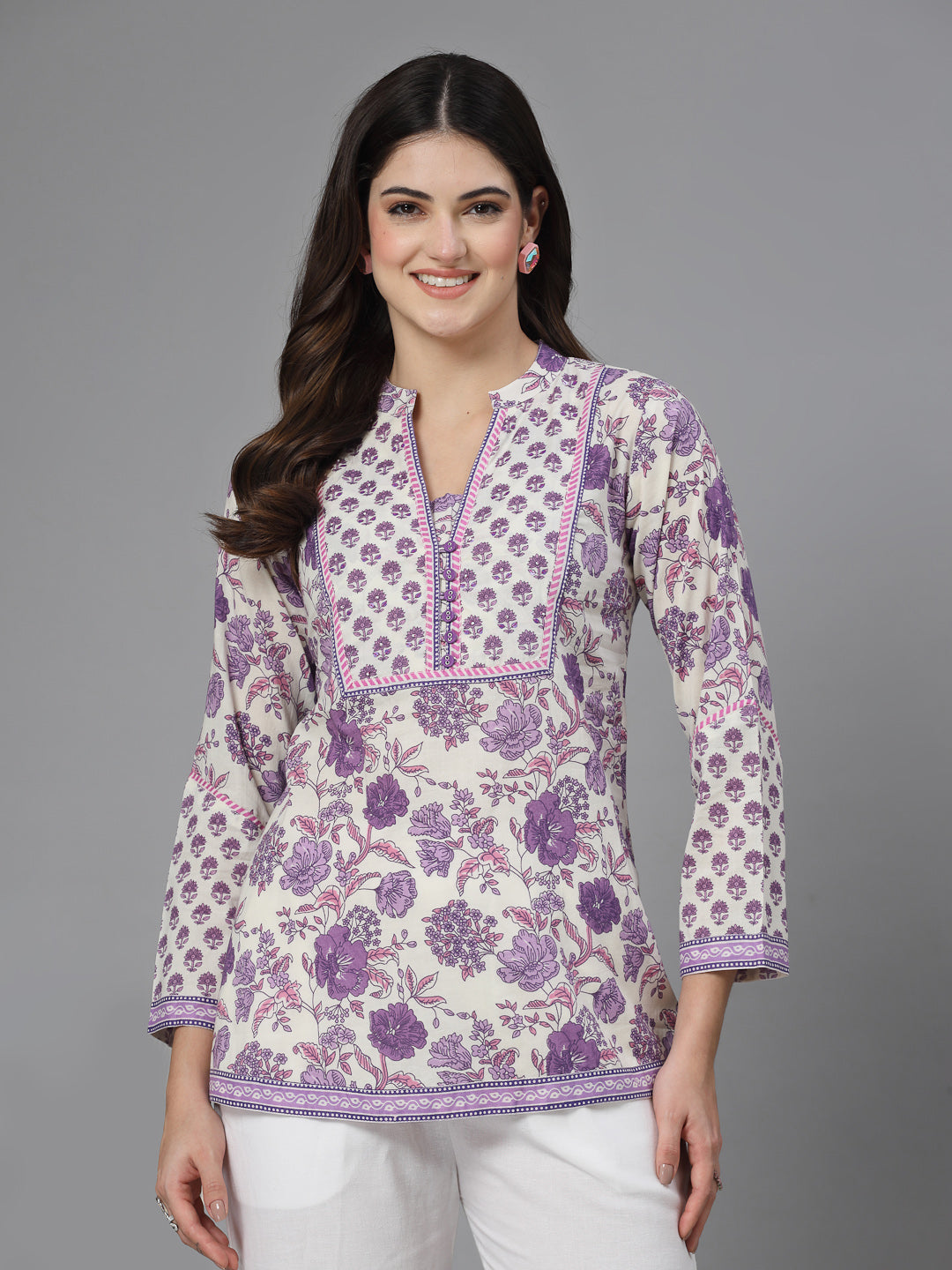 Floral Printed Straight Top