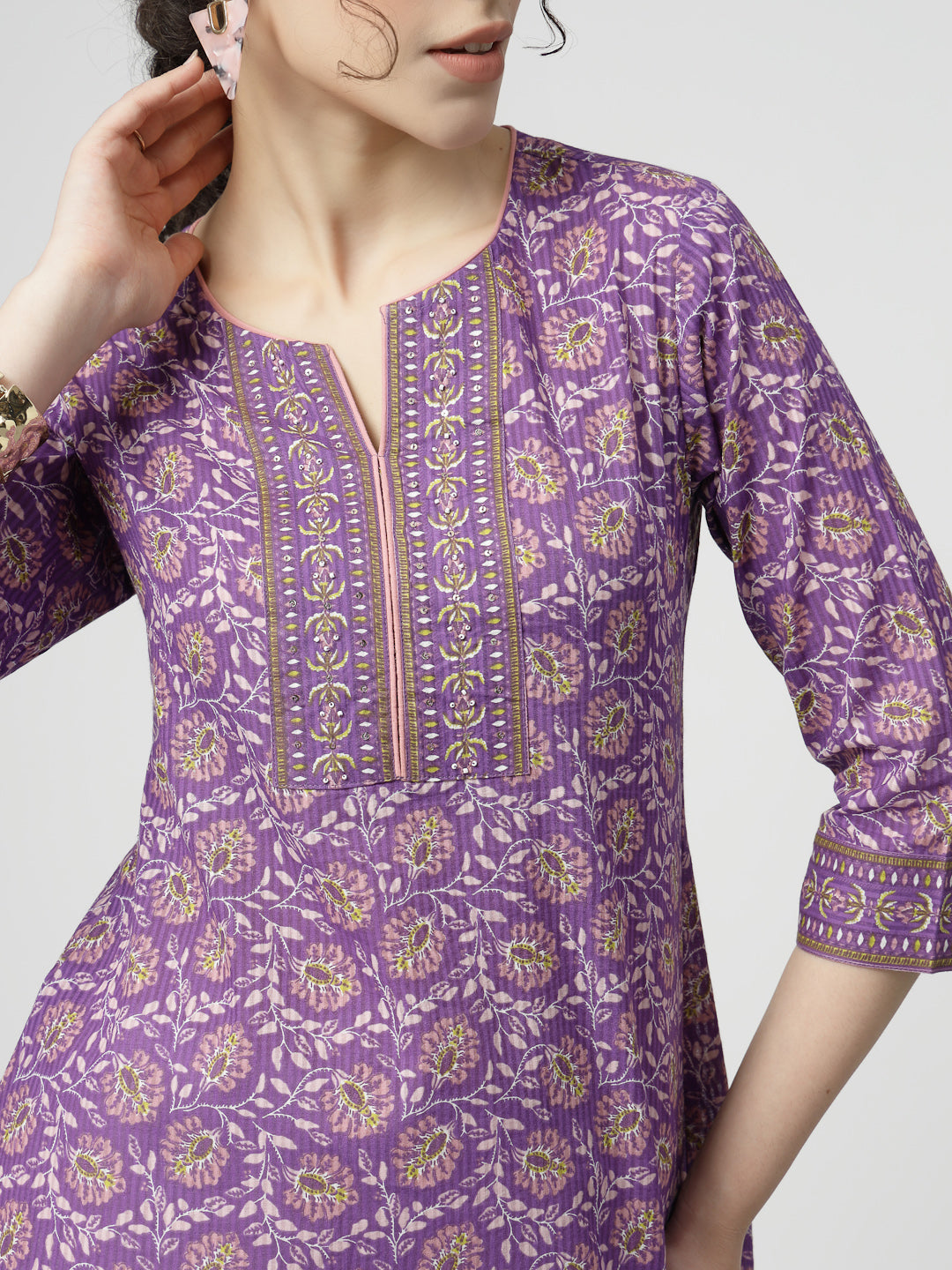Cotton ethnic printed Top