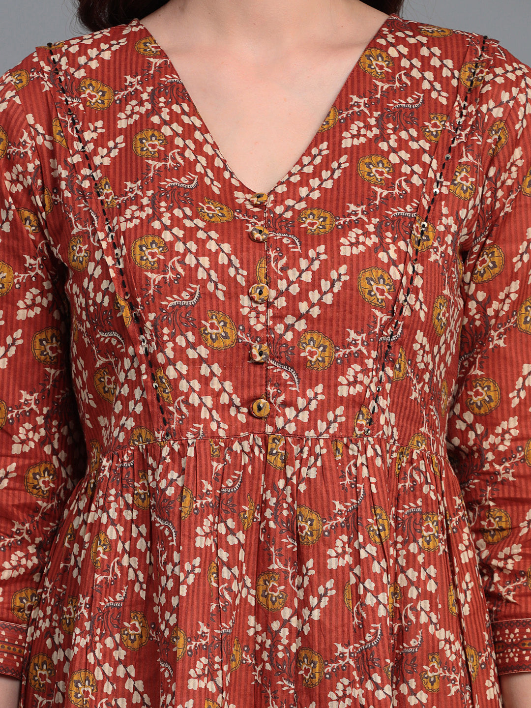 V-neck cotton Top