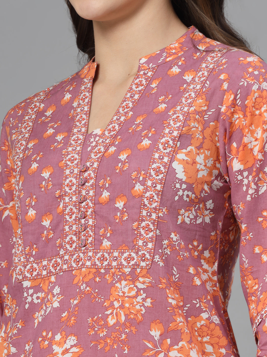 Floral Printed Straight Top