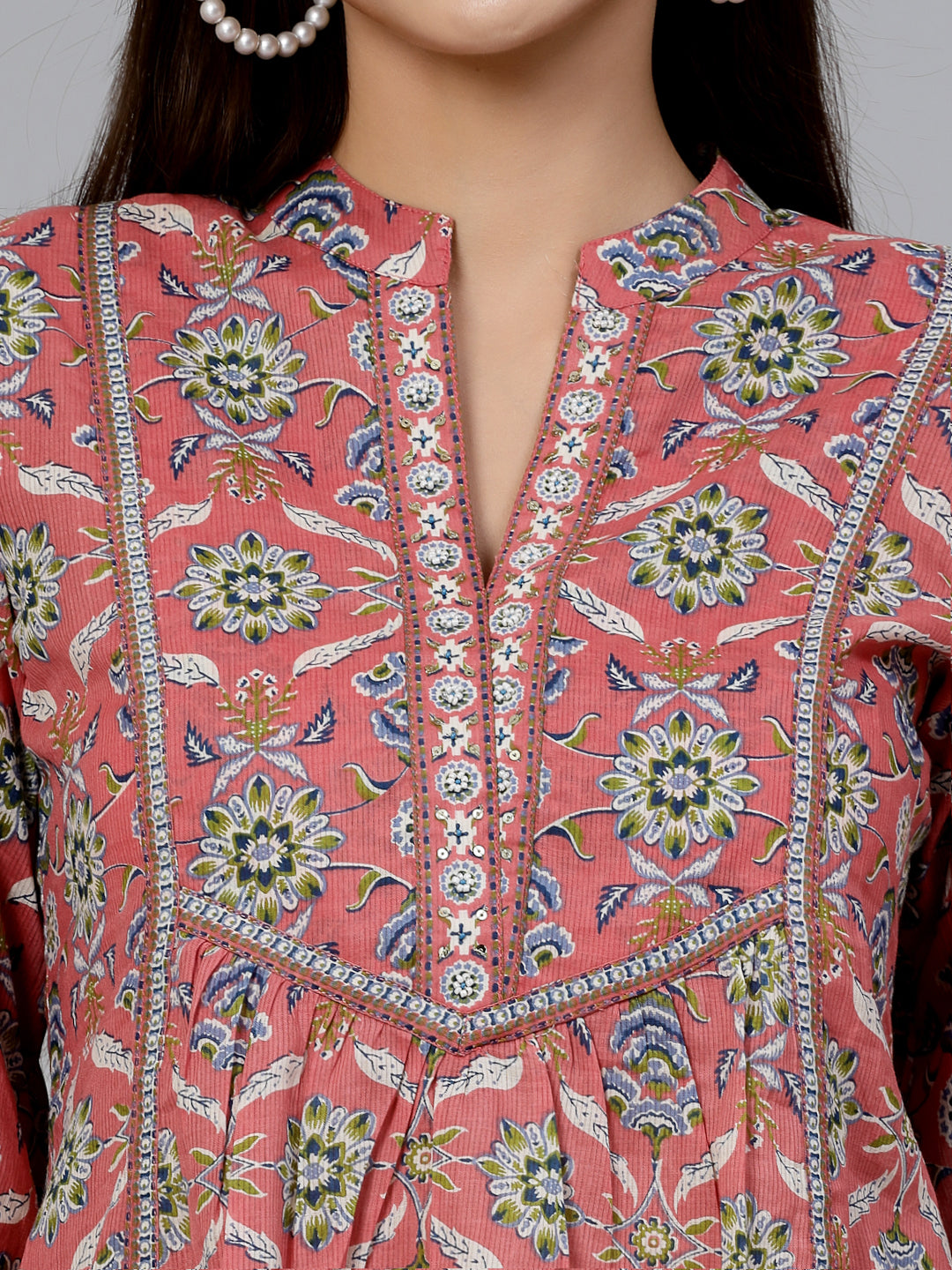 V-neck empire Top