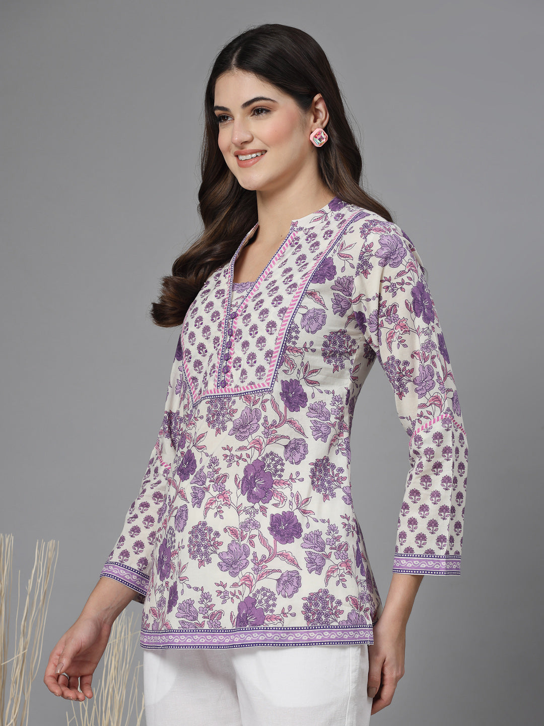 Floral Printed Straight Top