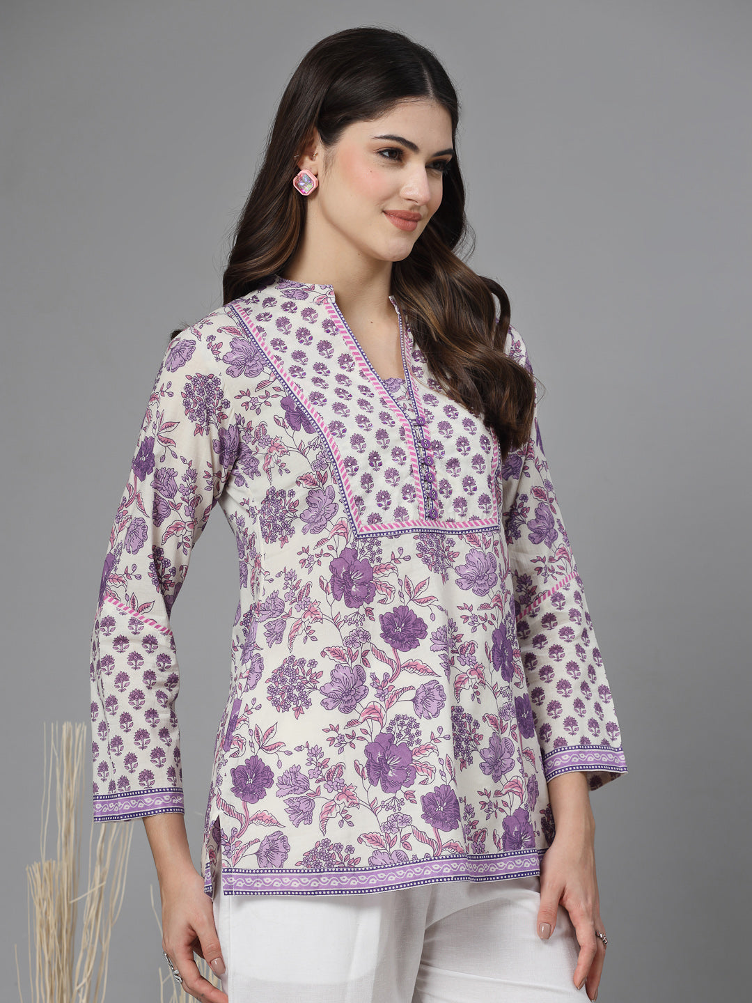 Floral Printed Straight Top