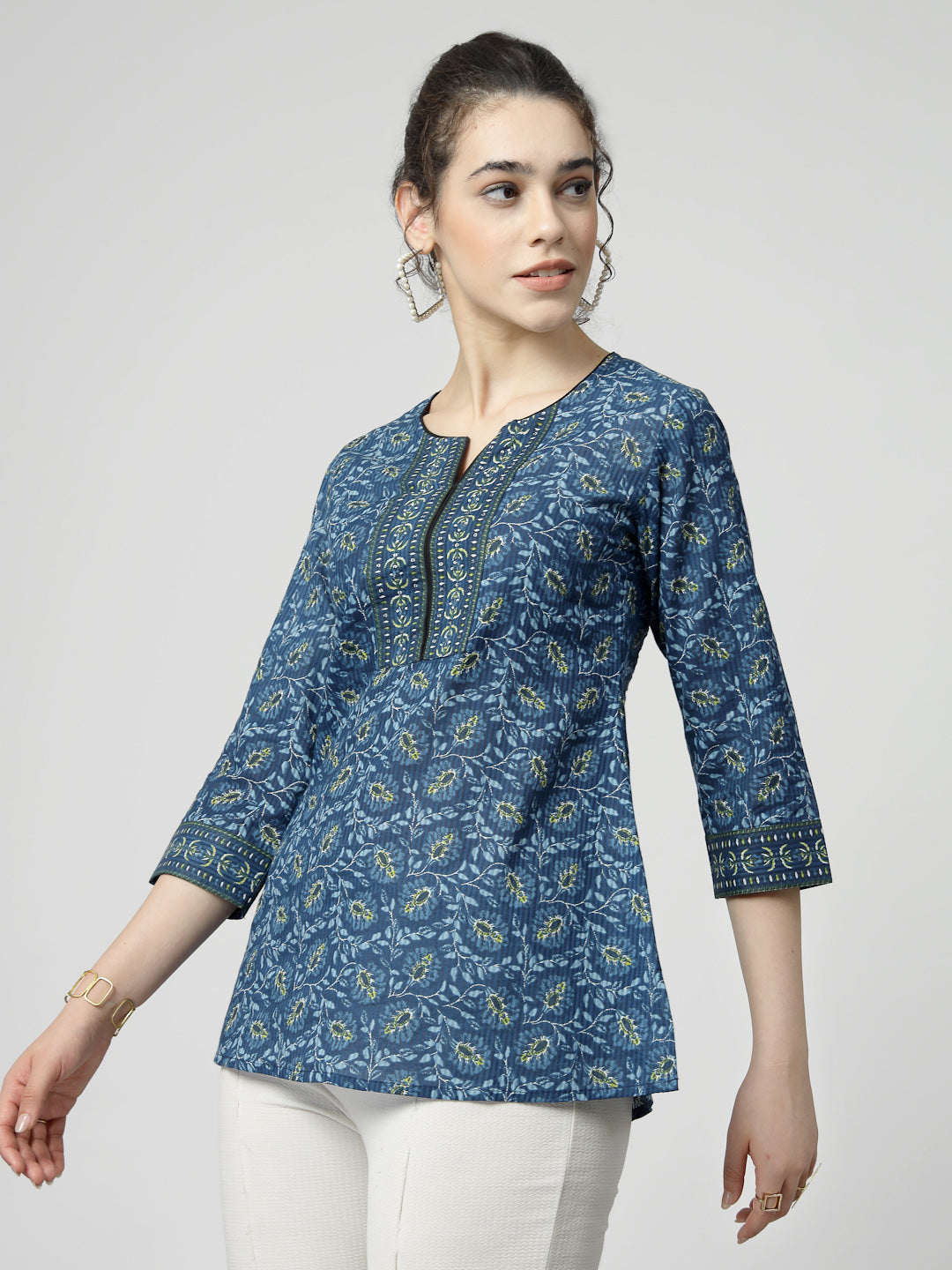 Cotton ethnic printed Top