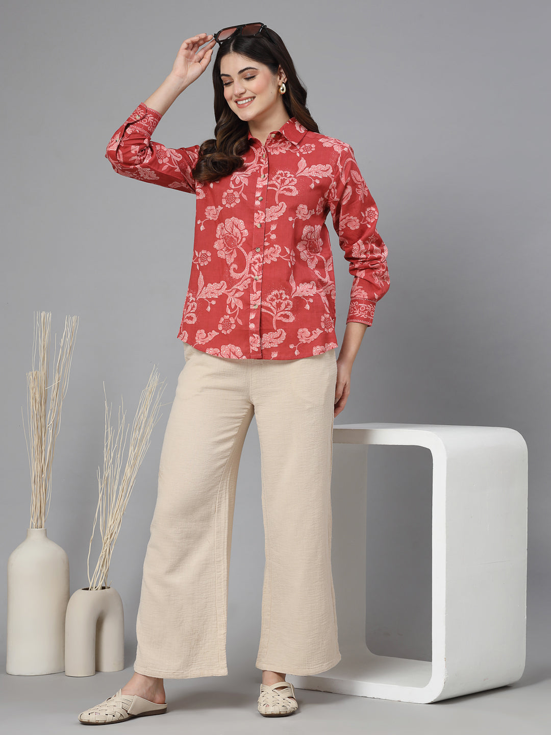 Spread Collar Shirt