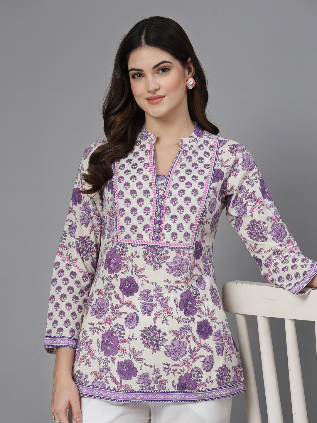 Floral Printed Straight Top