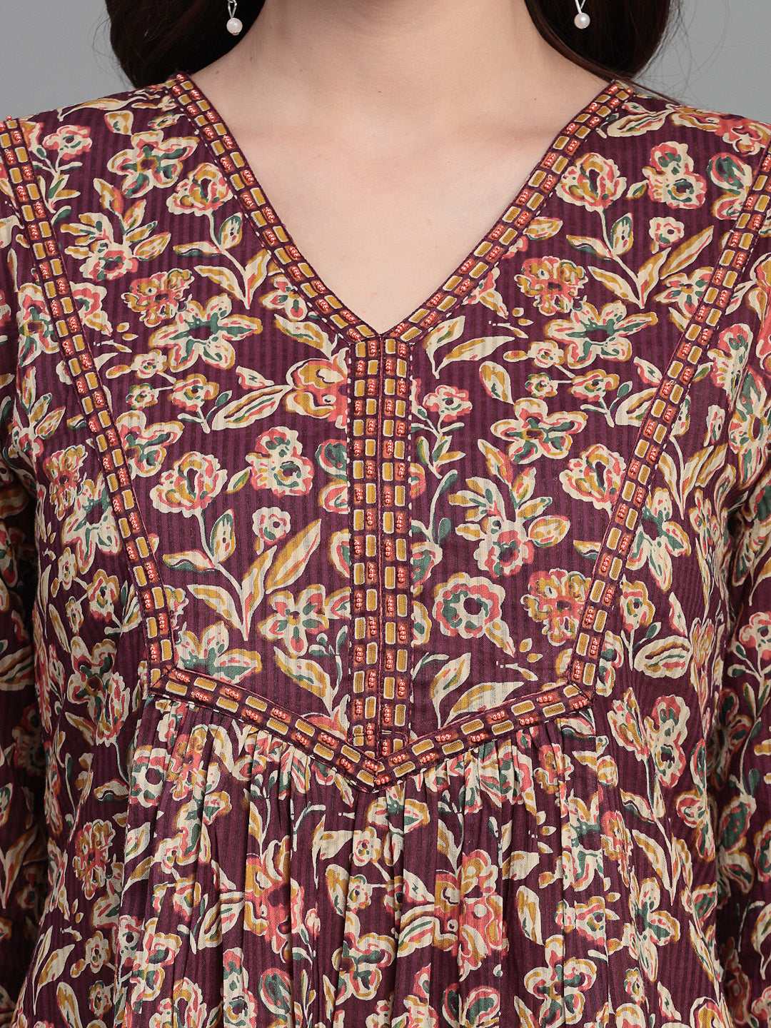 V-neck empire Top