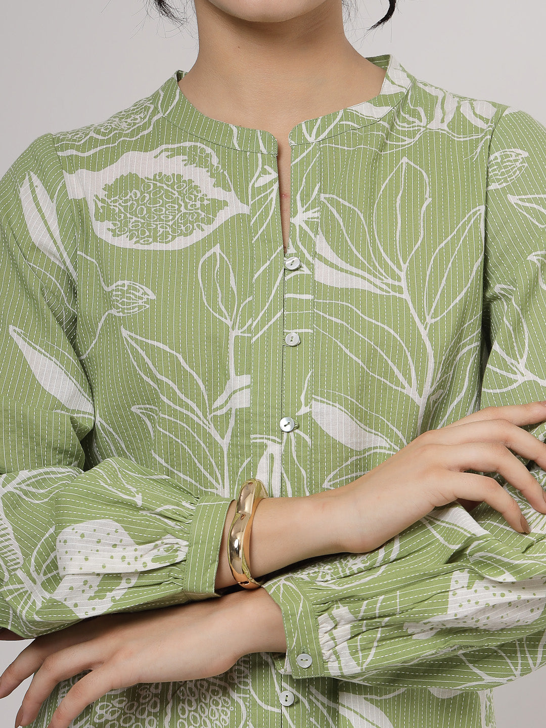 Floral Print Cotton Top