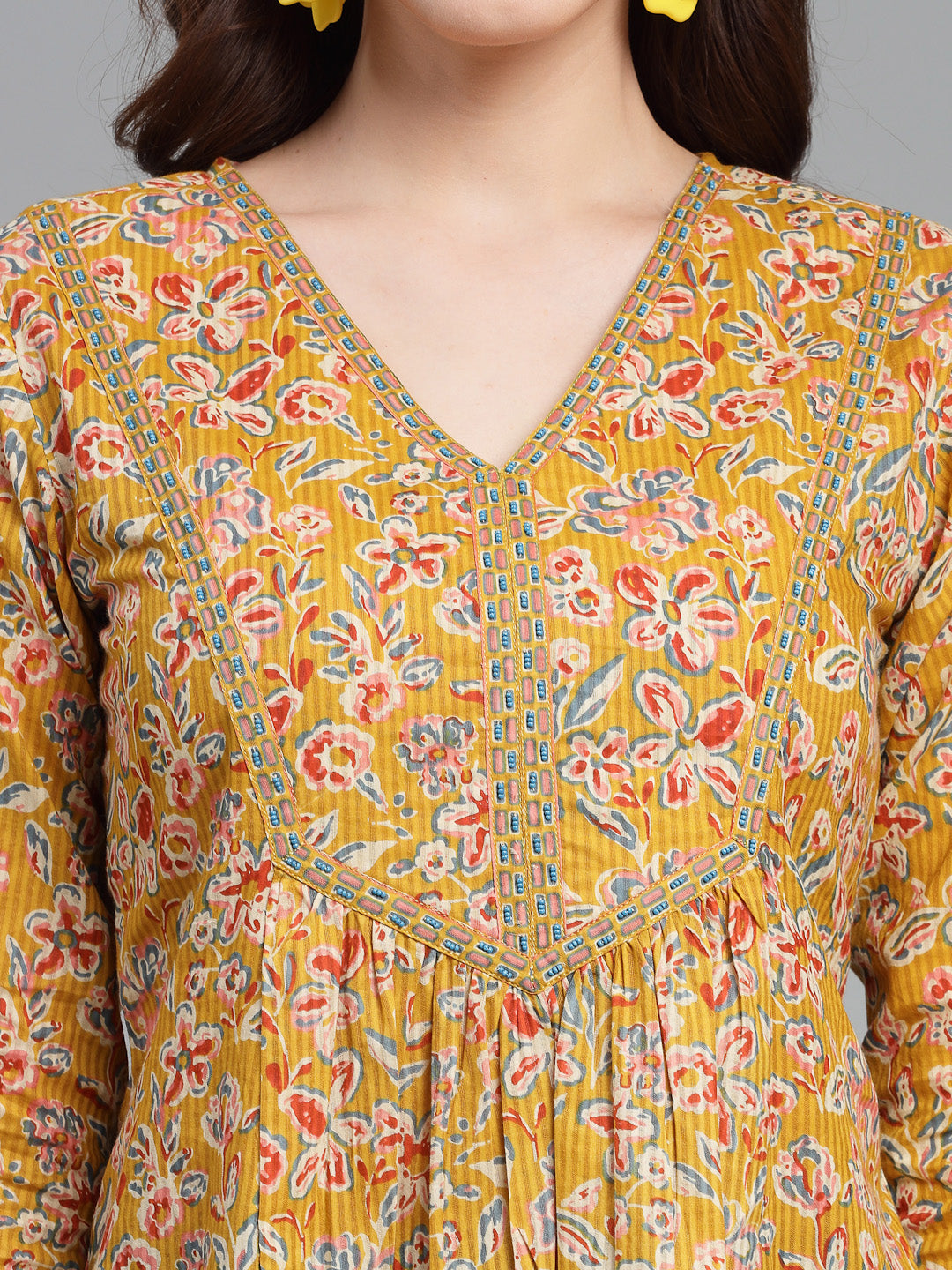 V-neck empire Top