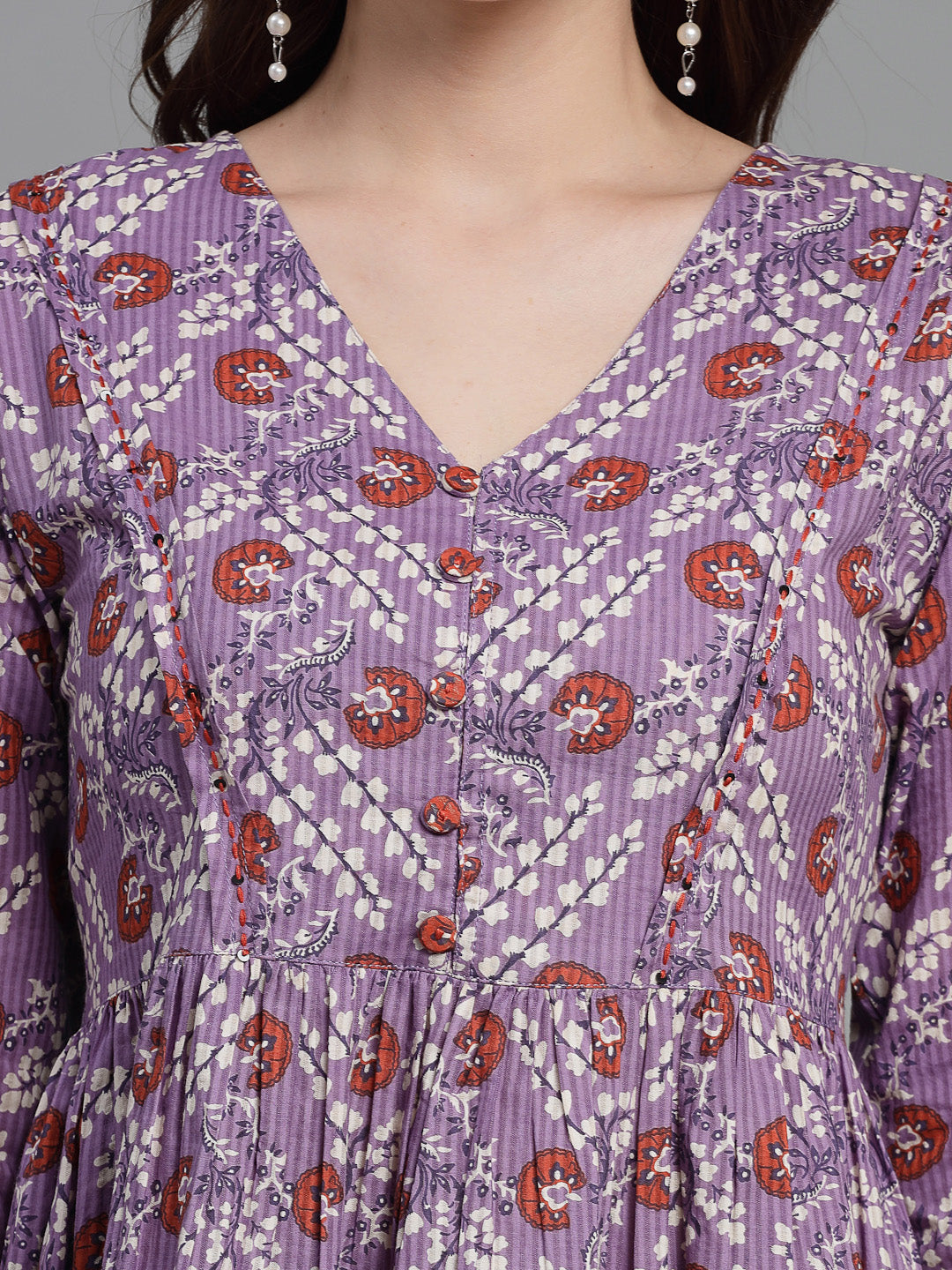 V-neck cotton Top