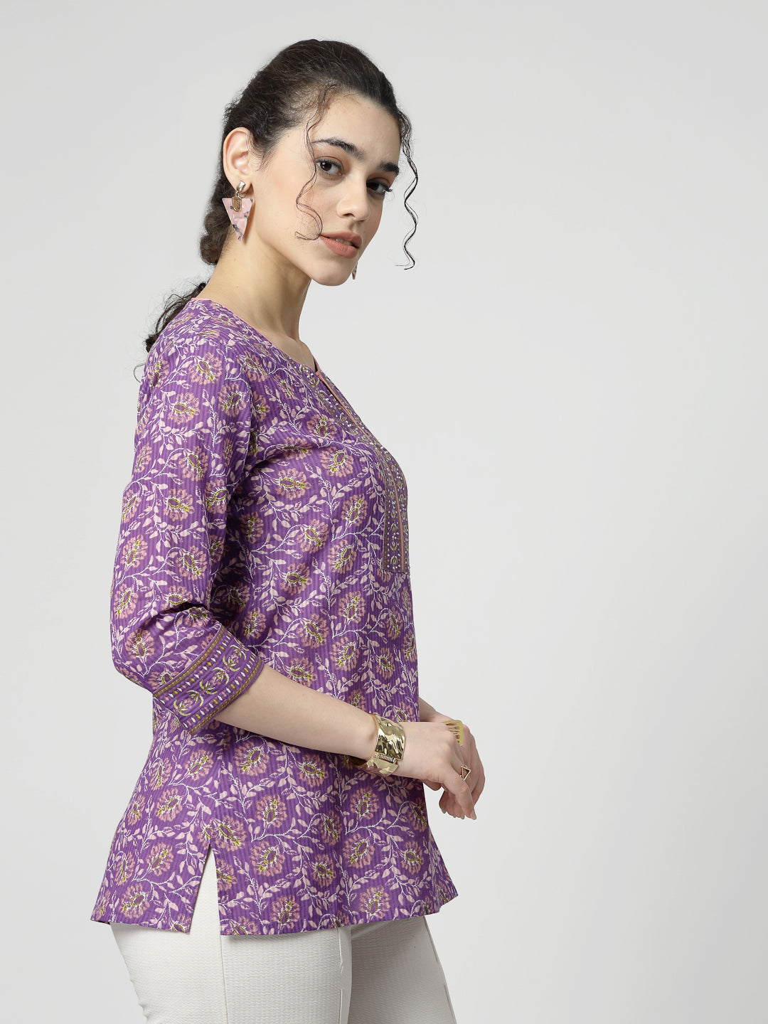 Cotton ethnic printed Top