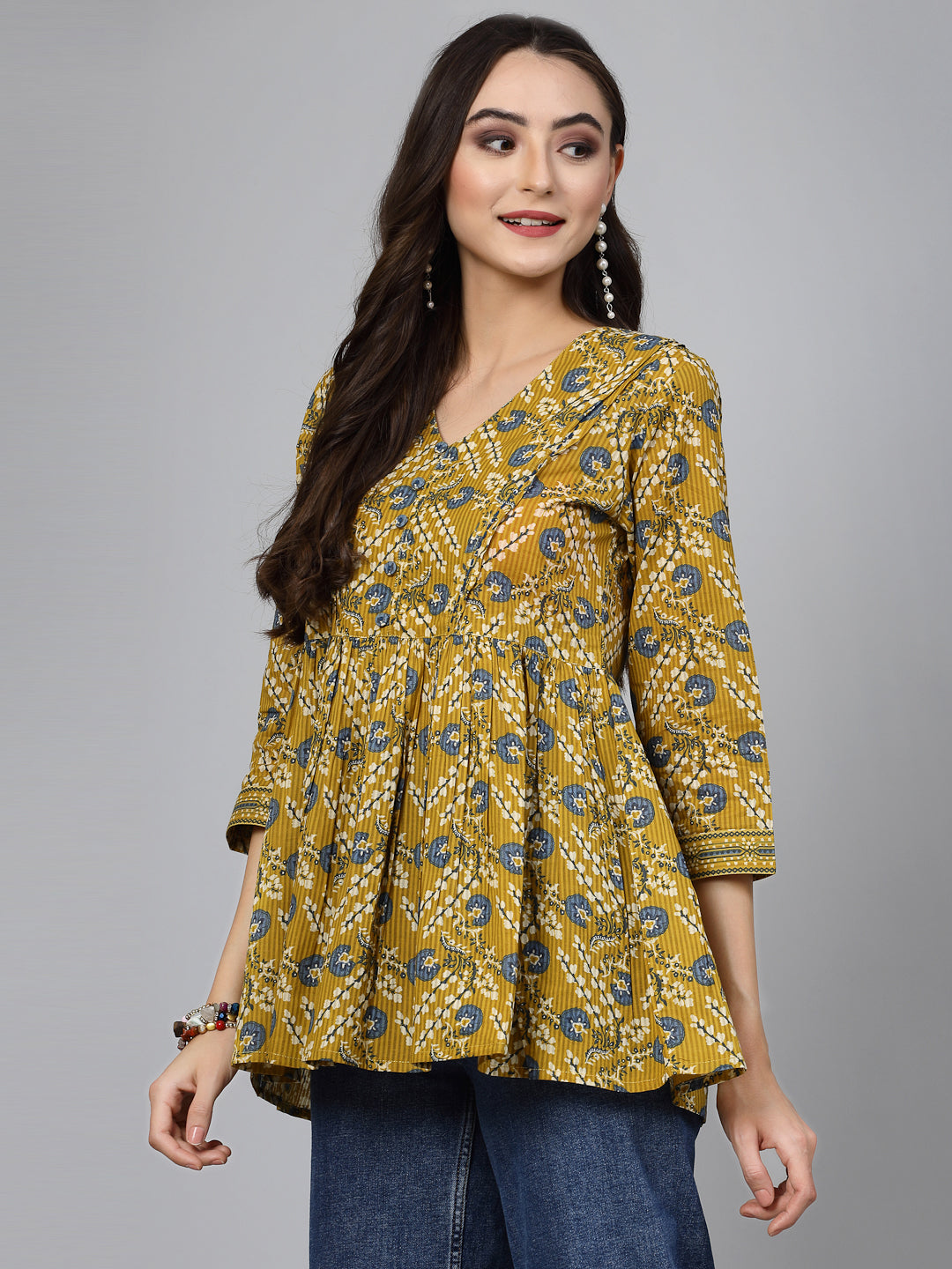 V-neck cotton Top
