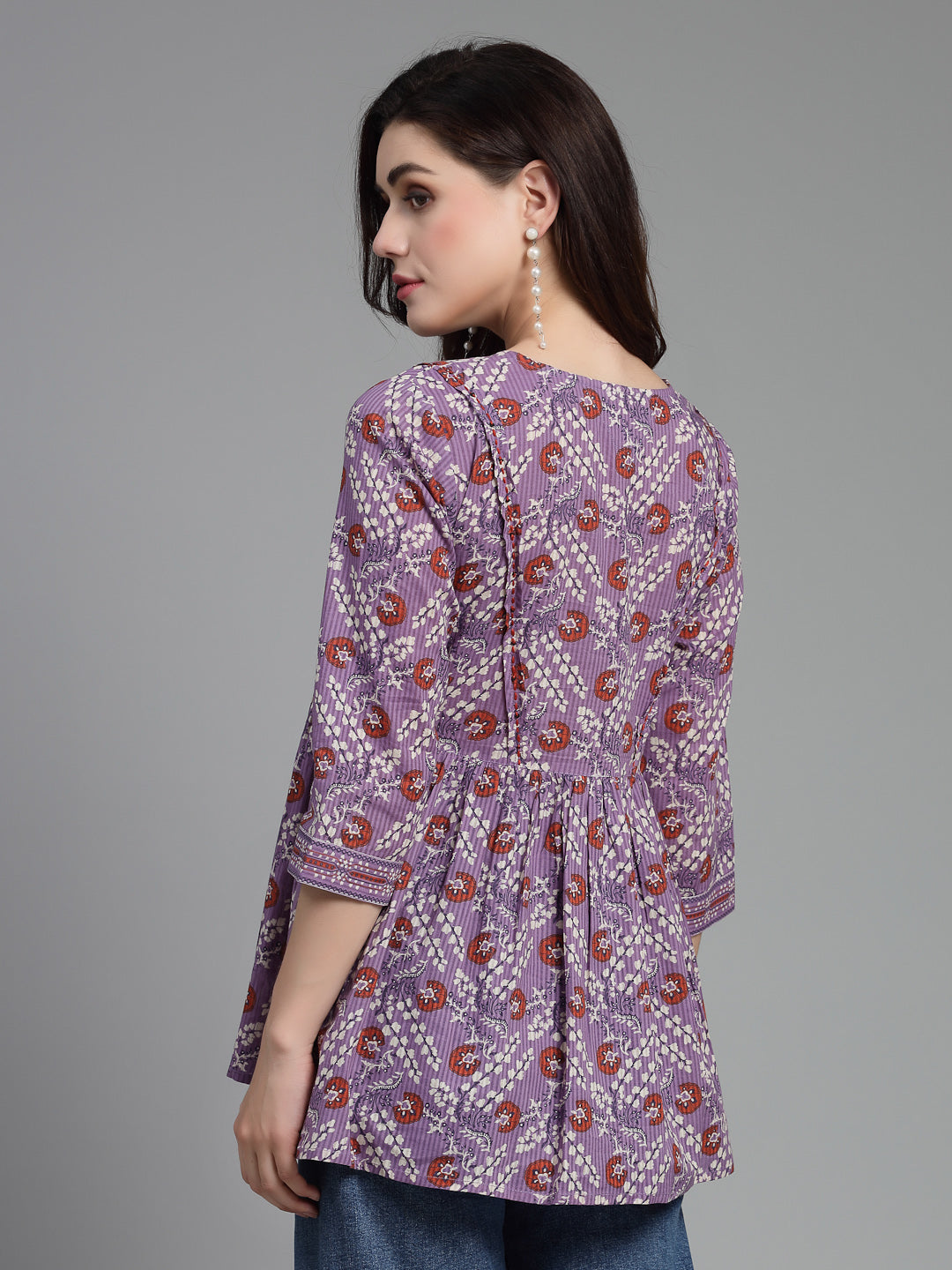 V-neck cotton Top