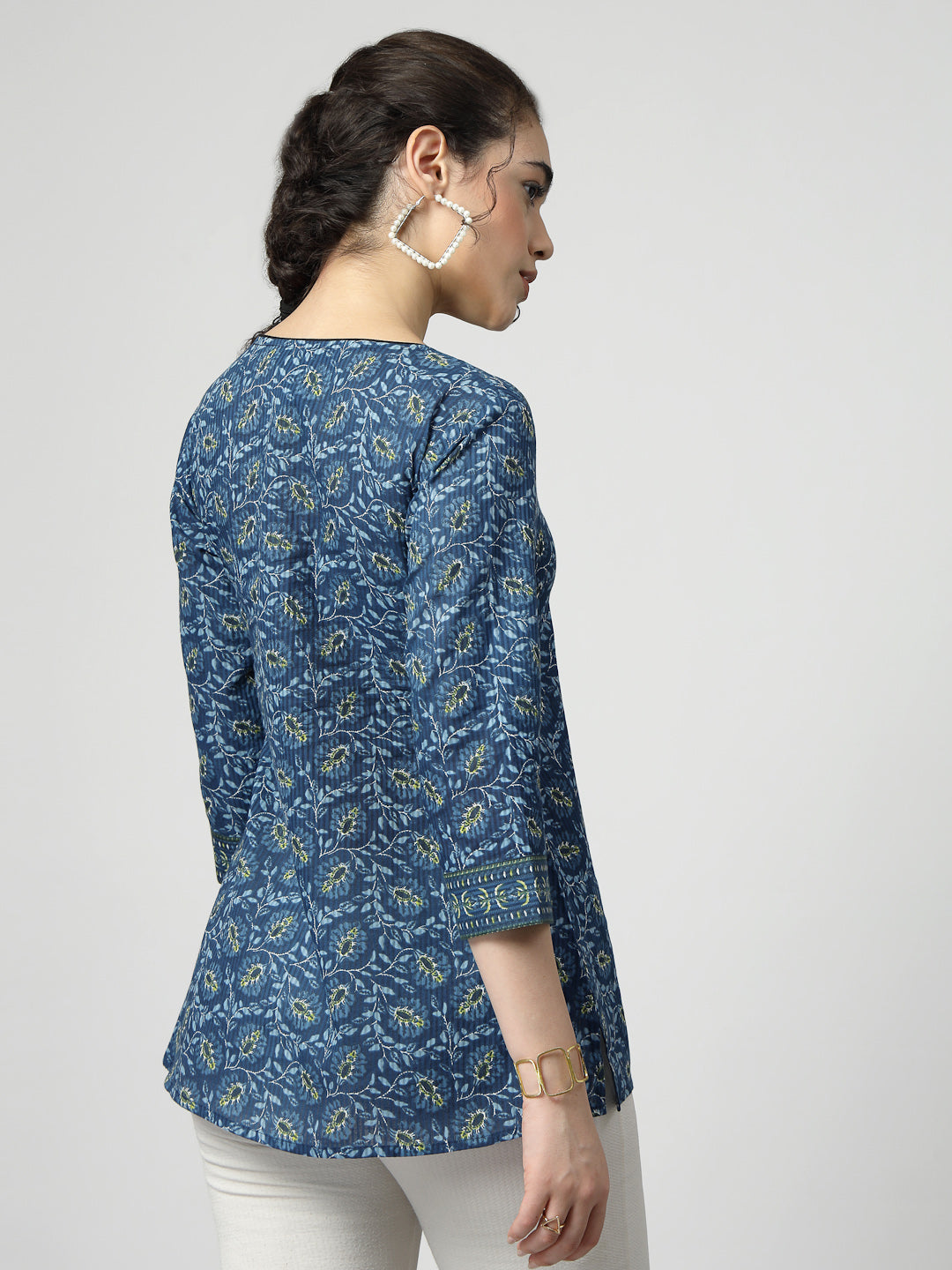 Cotton ethnic ptinted Top