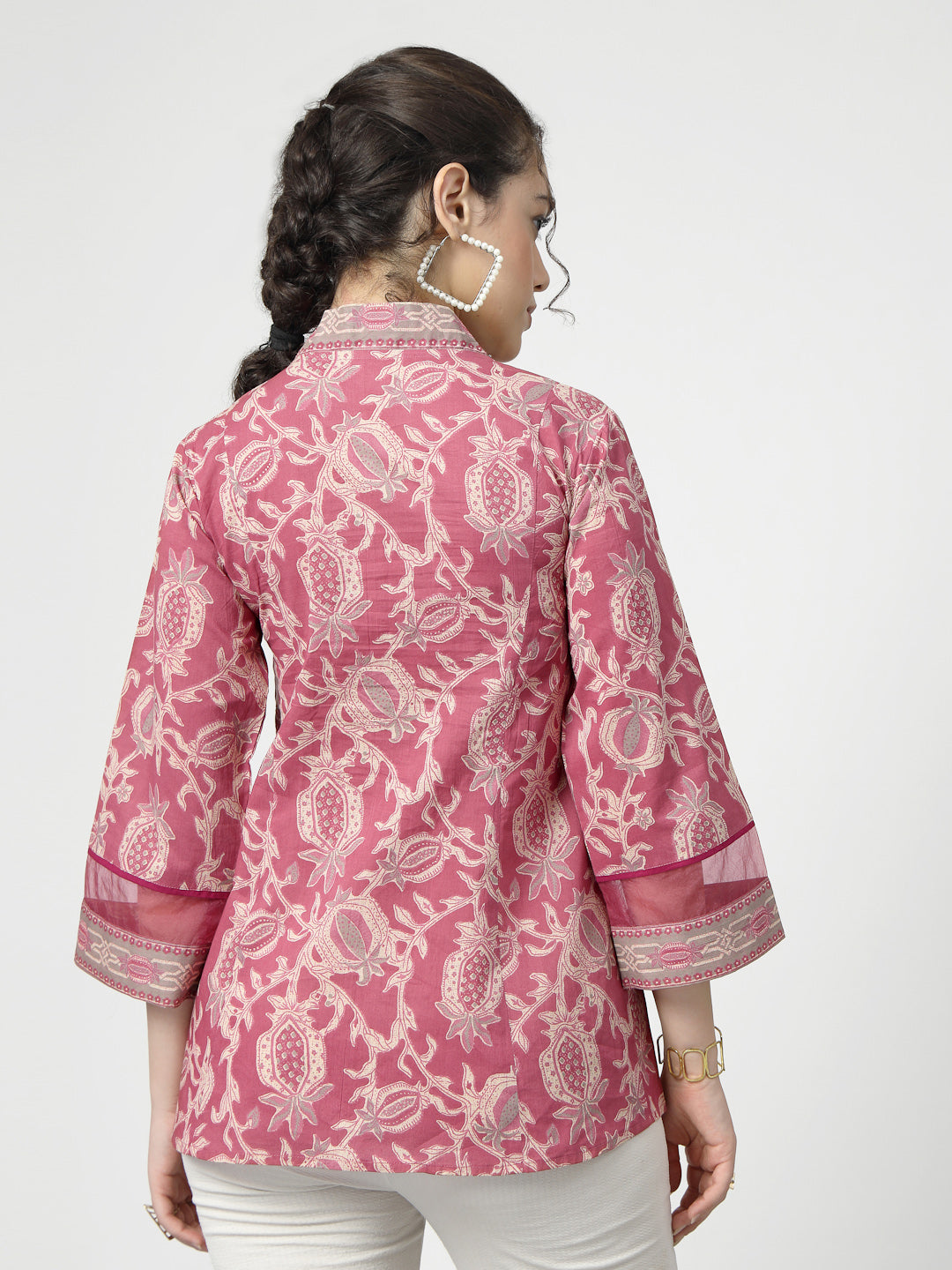 Lace Detail sleeves Top