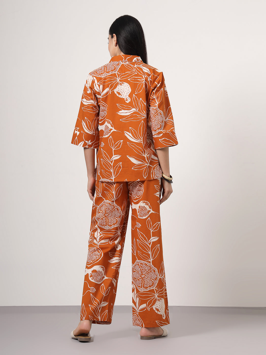 Floral Printed Cotton Co-ord Set