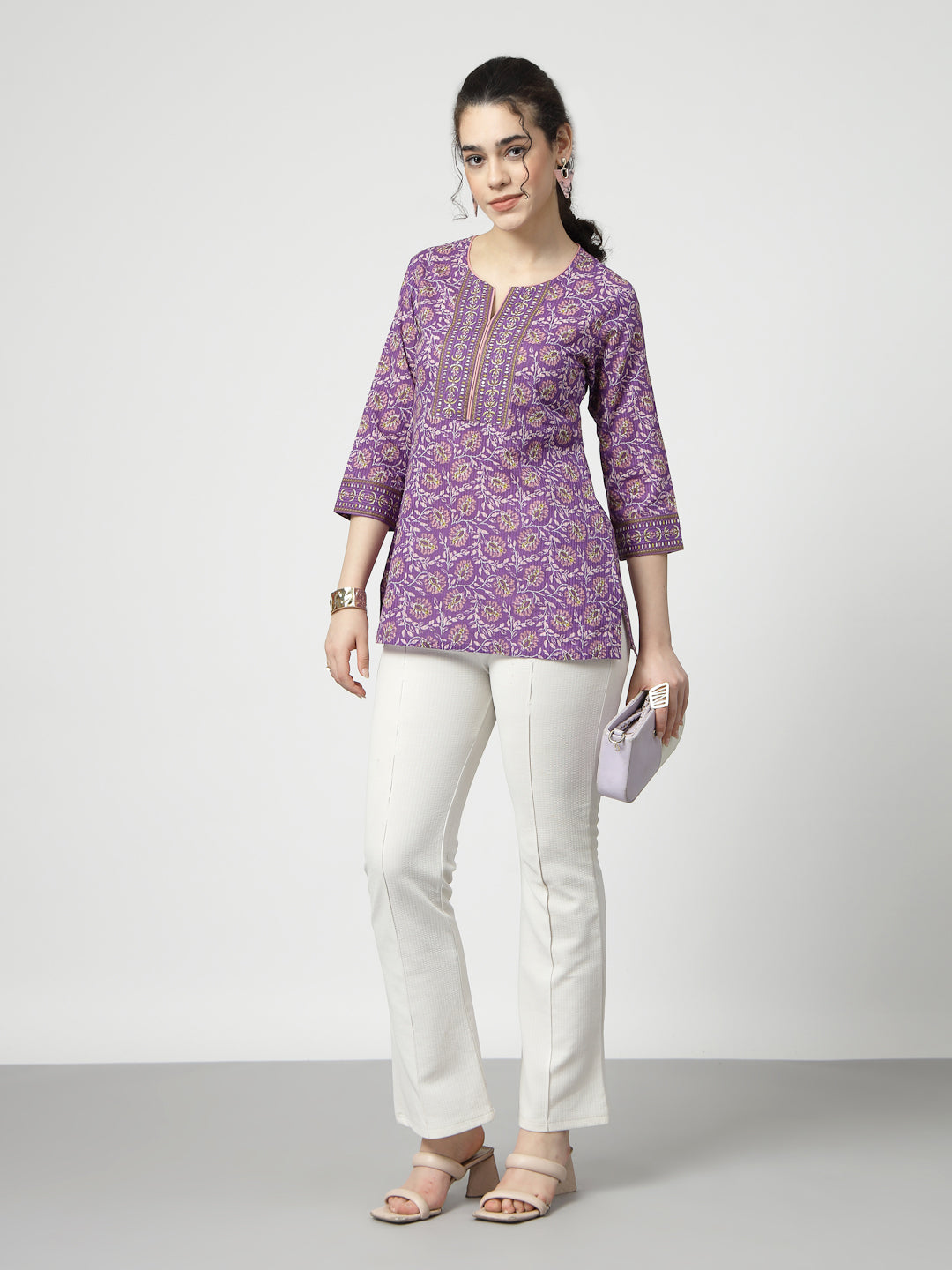 Cotton ethnic printed Top