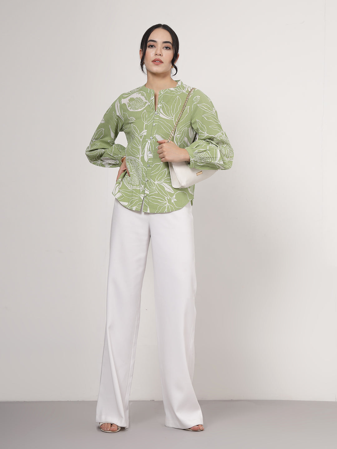 Floral Print Cotton Top